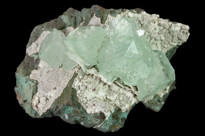 Green Apophyllite, Heulandite & Stilbite Association - India #135807